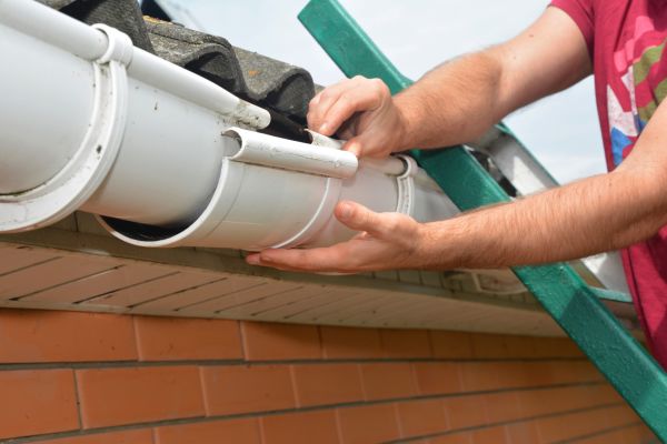 Cost of Large Gutter Repair in Hendersonville