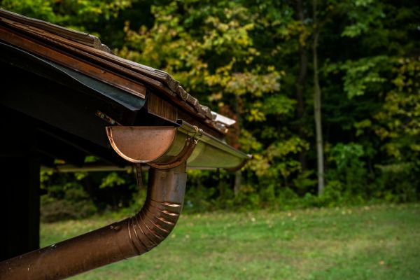 Cost of Copper Gutter Service in Hendersonville